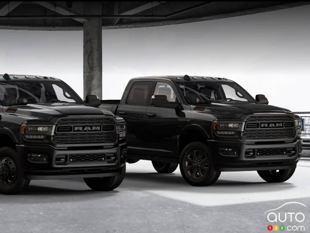 The 2020 Ram Heavy Duty Limited Black (2500 and 3500)